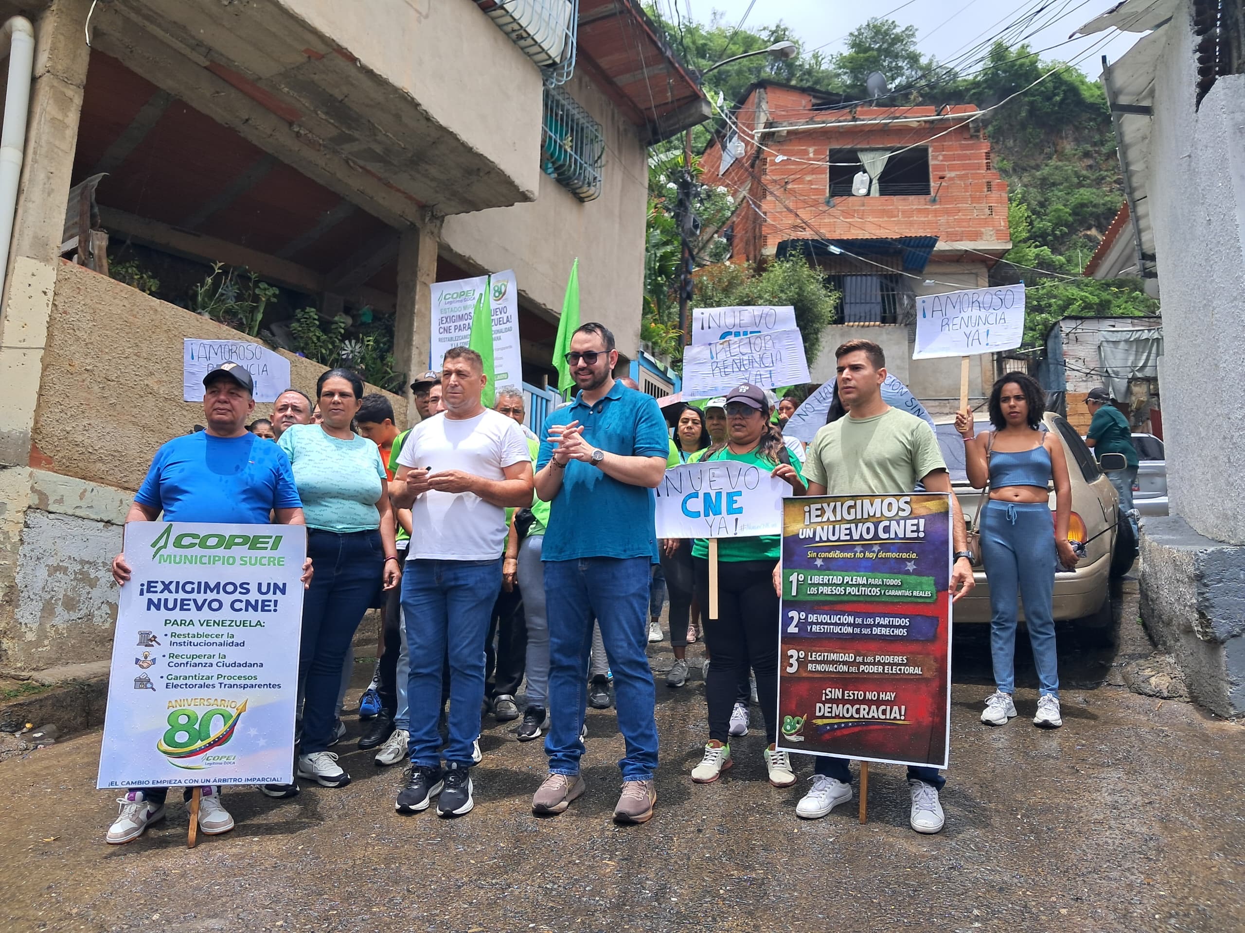 Quienes designaron el CNE del 28 de julio, no pueden nombrar el nuevo, enfatizó Copei ODCA desde Petare