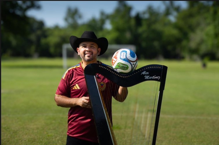 El arpa venezolana hará historia en la Copa Mundial FIFA 2026 de la mano de Alex Martínez 